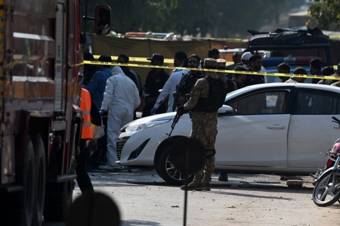 Selbstmordanschlag tötete mindestens 12 Menschen und verletzte Dutzende in Islamabad. Foto: epa/Sohail Shahzad