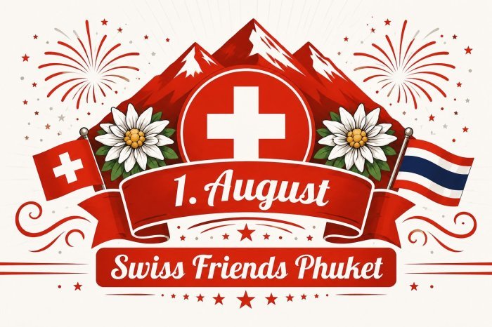 1.-Augustfeier der Swiss friends Phuket