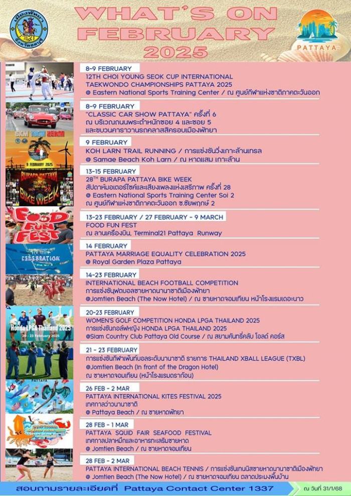 Farbenfrohe Drachen und kulinarische Highlights: Pattayas Festivals im Februar bieten Spaß für Jung und Alt.