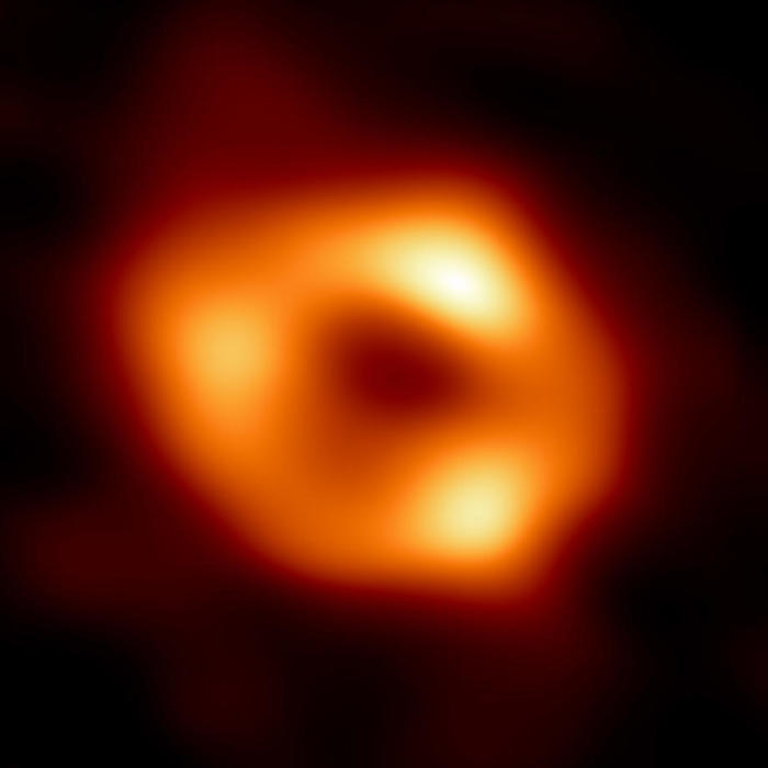 Das superschwere schwarze Loch im Zentrum der Milchstraßengalaxie. Foto: epa/Event Horizon Telescope Collabor