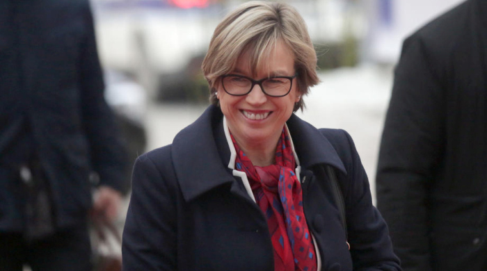 Die Exekutivdirektorin von EUROPOL, Catherine De Bolle. Foto: epa/Daniel Kasap