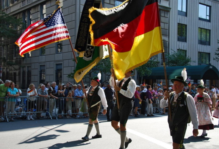 Steuben Parade in New York. Photo: epa/ CHRIS MELZER