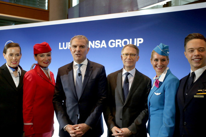 Jahrespressekonferenz der Lufthansa in Frankfurt. Foto: epa/Hasan Bratic