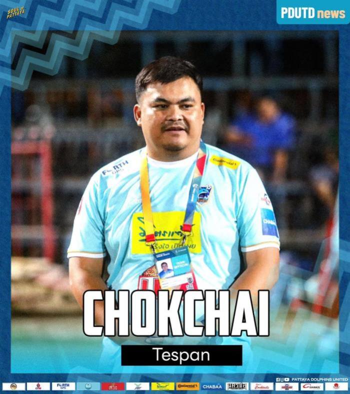 Chokchai Thetpan. Foto: Pattaya Dolphins United