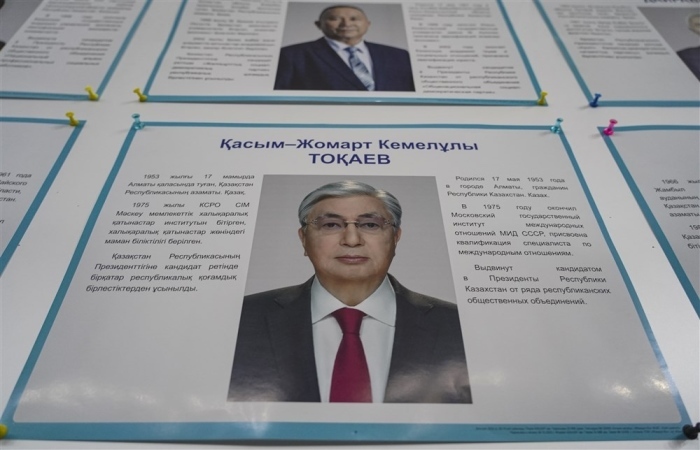 Präsidentschaftswahlen in Kasachstan. Foto: epa/Timur Batyrshin