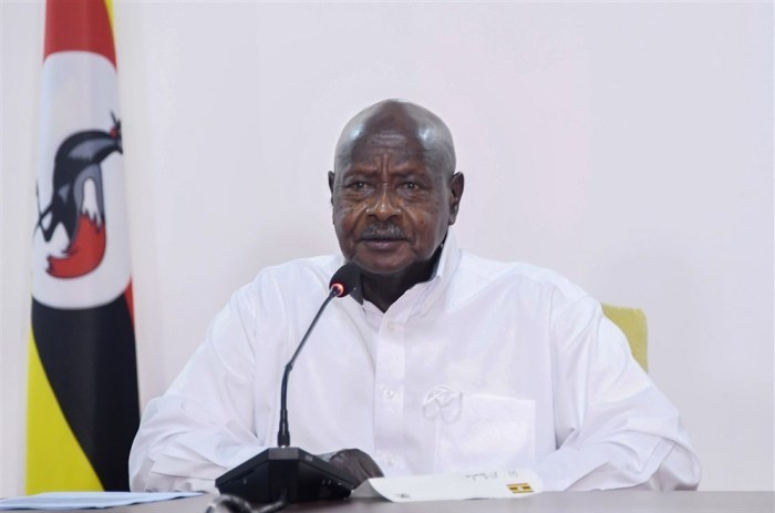 Der Präsident Ugandas, Yoweri Museveni, in Kampala. Foto: epa/Stringer