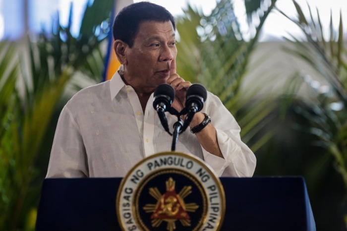 Ex-Präsident Rodrigo Duterte steht wegen mutmaßlicher Verbrechen gegen die Menschlichkeit vor dem Internationalen Strafgerichtshof. Foto: epa/Mark R. Cristino