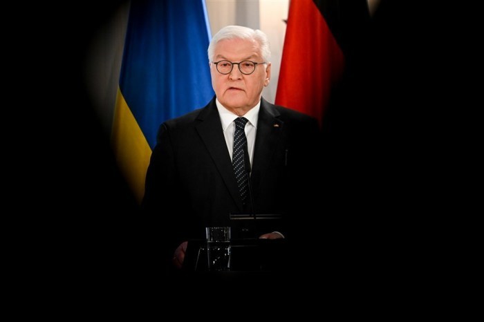 Der Bundespräsident Frank-Walter Steinmeier. Foto: epa/Filip Singer