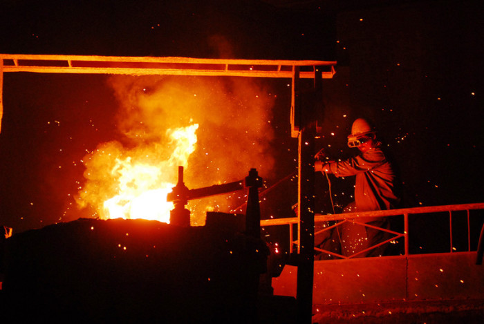  Stahlproduktion in China. (Archivbild). Foto: epa/Mark