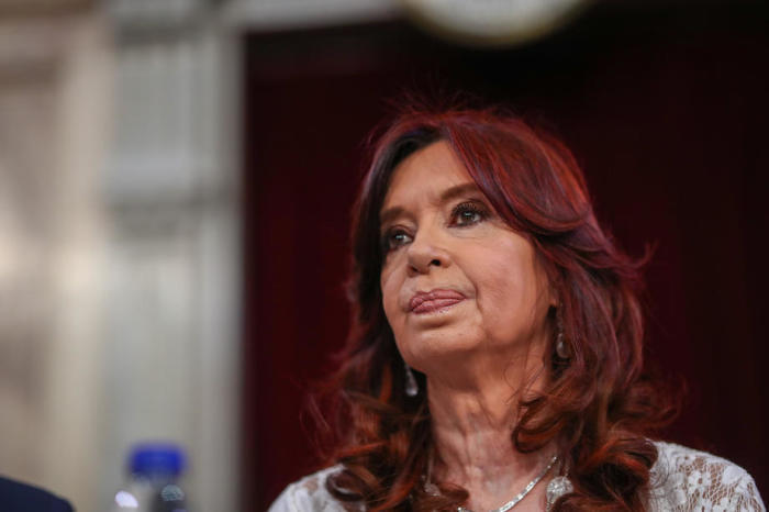 Argentiniens Vizepräsidentin, Cristina Fernandez de Kirchner. Foto: epa/Juan Ignacio Roncoroni