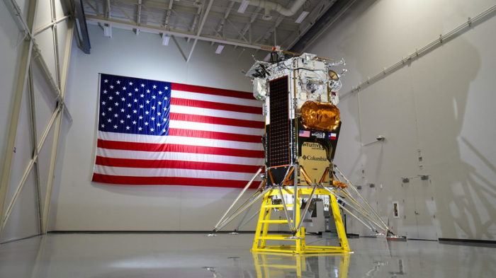 Der Lander Nova-C der Firma Intuitive Machines. Foto: Nick Rios/Intuitive Machines/dpa