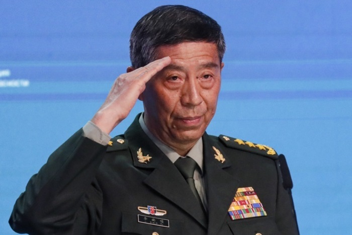 Ehemaliger Verteidigungsminister des chinesischen Verteidigungsministers Li Shangfu. Foto: epa/Yuri Kochetkov