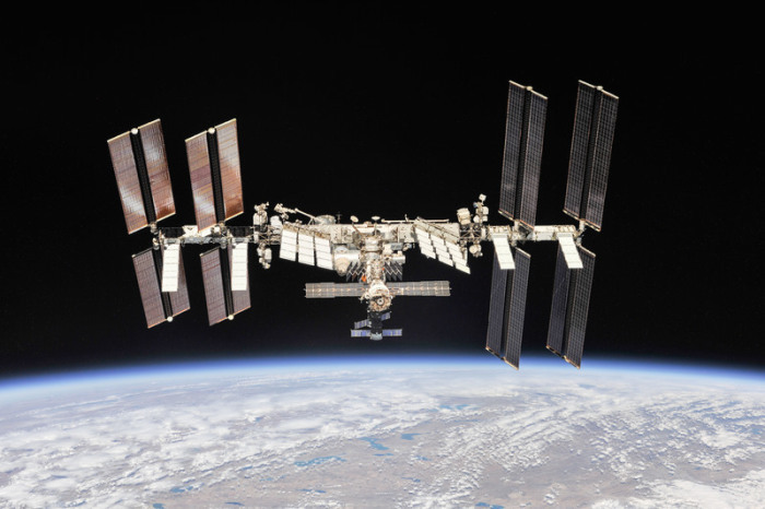 Ansicht der Internationalen Raumstation (ISS). Foto: NASA/dpa