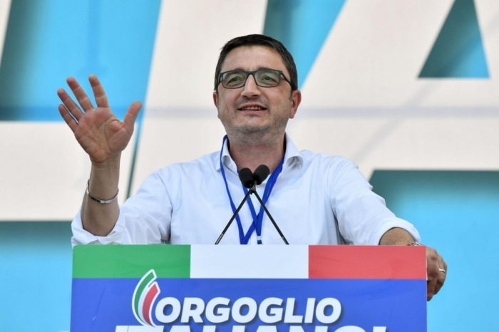 Der Vorsitzende der Provinz Trient, Maurizio Fugatti. Foto: epa/Alessandro Di Meo