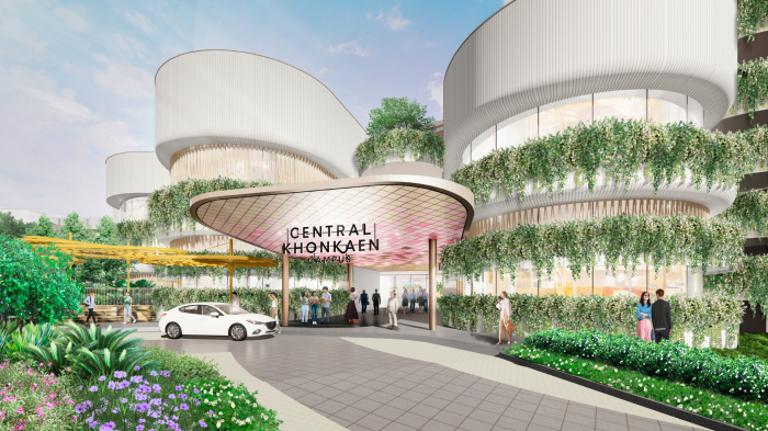 Das neue Projekt „Central Khonkaen Campus“ soll junge Zielgruppen, Studierende und Berufstätige in Khon Kaen ansprechen. Bild: Central Khon Kaen Campus