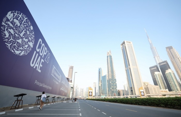Die COP28-Klimakonferenz in Dubai. Foto: epa/Ali Haider