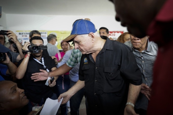 Panamas ehemaliger Präsident Ricardo Martinelli in Panama-Stadt. Foto: epa/Bienvenido Velasco