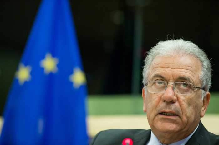  EU-Innenkommissar Dimitris Avramopoulos. Foto: epa/Stephanie Lecocq