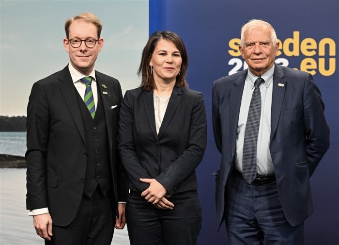 Informelles Treffen der EU-Außenminister und EU-Kommissare in Stockholm. Foto: epa/Jonas Ekstroemer