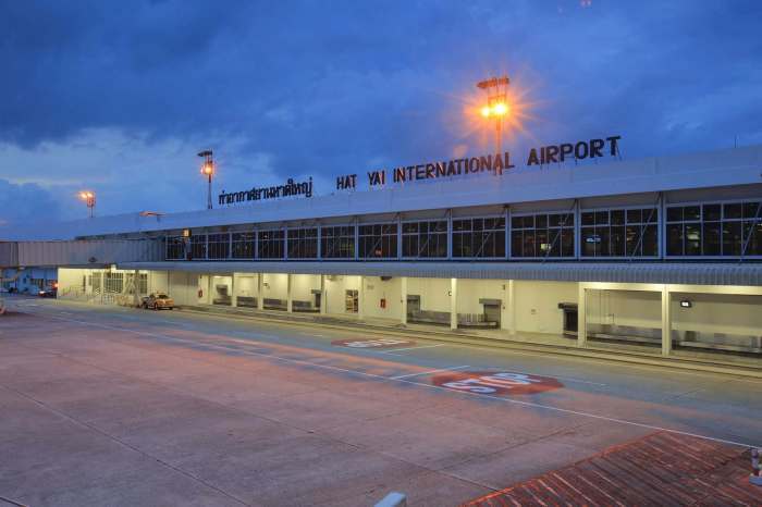 Die vorübergehende Sperrung der Start- und Landebahn führte am Flughafen Hat Yai zu Verspätungen und Umleitungen. Bild: Hat Yai International Airport