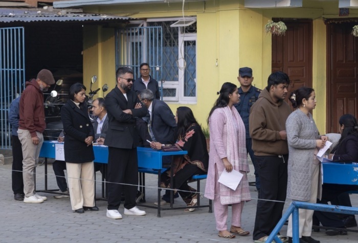 Balendra Shah, ehemaliger Bürgermeister von Kathmandu und derzeitiger Premierministerkandidat der Rastriya Swatantra Party (RSP). Foto: epa/Narendra Shrestha
