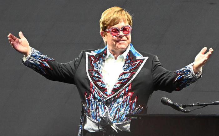 Der Auftritt von Elton John in Mailand. Foto: epa/Daniel Dal Zennaro