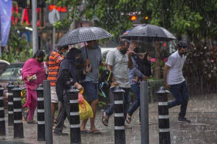Monsun in Malaysia. Foto: epa/Ahmad Yusni