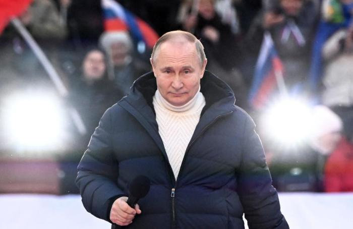 Der russische Präsident Wladimir Putin nimmt über eine Videokonferenz an einem Treffen teil. Foto: epa/Alexei Nikolsky