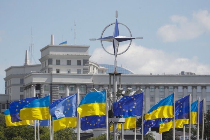 NATO-Verbündete vereinbaren, die Ukraine näher an das Bündnis heranzuführen. Foto: epa/Sergey Dolzhenko