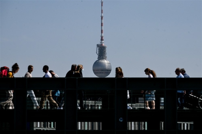 Der Berliner Alltag. Foto: epa/Filip Singer