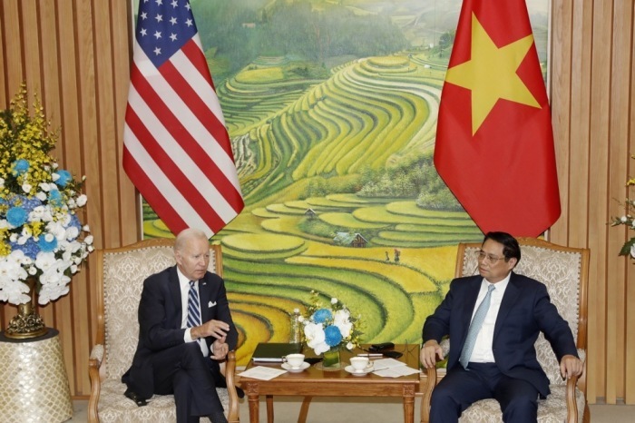 US Präsident Joe Biden besucht Vietnam. Foto: epa/Minh Hoang
