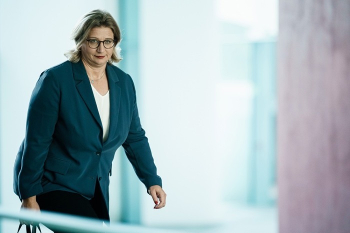 Anke Rehlinger, ministerpresident i delstaten Saarland, i Berli. Foto: epa/Clemens Bilan