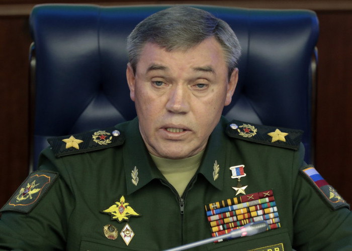 Armee-General Valery Gerasimov, Chef des Generalstabs der russischen Armee in Moskau. Foto: epa/Sergei Chirikov