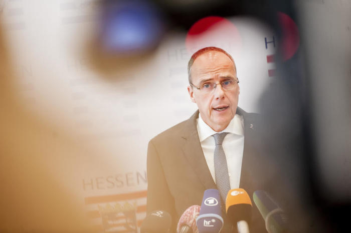 Hessens Innenminister Peter Beuth (CDU). Foto: epa/Maximilian Von Lachner