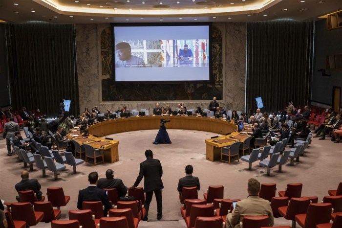 Information des UN-Sicherheitsrats über den Sudan. Foto: epa/Alessandro Della Valle