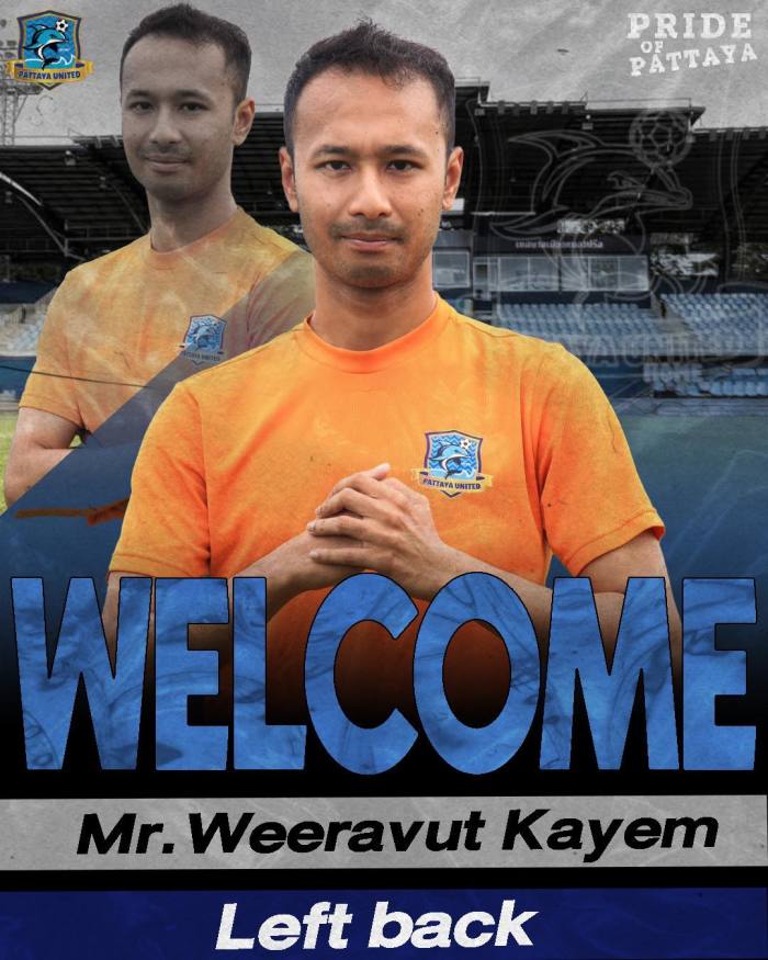 Weerawut Kayem. Foto: Pattaya United
