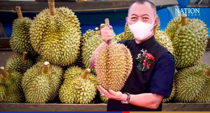 Thailändische Durian-Früchte sind ein Exportschlager, so Landwirtschafts- und Genossenschaftsminister Chalermchai Sri-on. Foto: The Nation