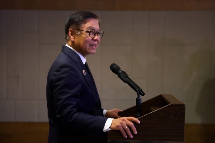 Thailands Außenminister Sihasak Phuangketkeow weist Berichte über eine mögliche Nutzung des Flughafens U-Tapao als US-Militärbasis gegen Iran zurück. Foto: epa/Fazry Ismail