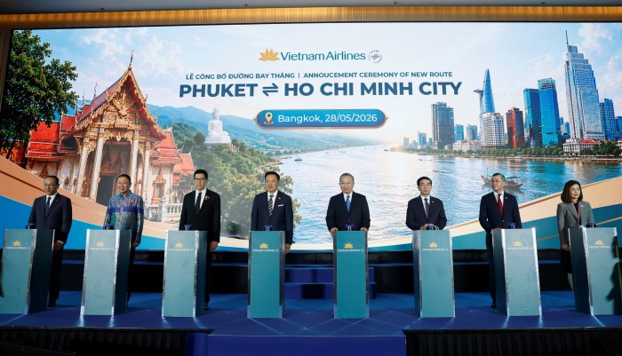 Die vietnamesische Fluggesellschaft Vietnam Airlines verbindet ab Juli 2026 Ho-Chi-Minh-Stadt direkt mit Phuket und baut damit ihr Thailand-Netz weiter aus. Bild: Vietnam Airlines