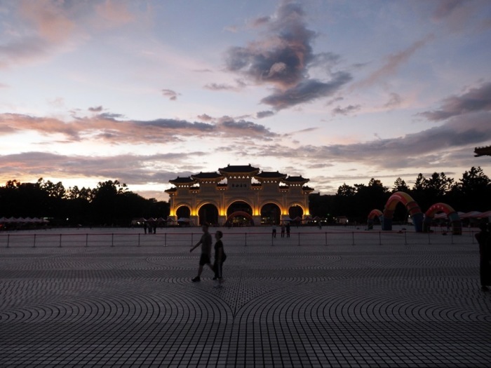 Der Freiheitsplatz in Taipei gilt als bekannte Sehenswürdigkeit und wichtiger Ort für Veranstaltungen in der taiwanischen Hauptstadt. Foto: epa/David Chang