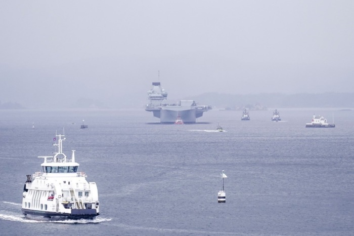 Ankunft der HMS Queen Elizabeth in Oslo. Archivfoto: epa/tian Lysberg Solum NORWEGEN OUT