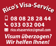 Rico's Visa-Service in Pattaya, Wir helfen Ihnen! Sicher, legal und kompetent.