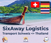 Wir senden Ihr Mobiliar und Pakete sicher und einfach nach Thailand, dank unserer zuverlässigen und professionellen Transportdienste.