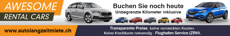 Ihre zuverlässige Autovermietung in der Schweiz, Awesome Rental Cars.