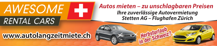 The most reliable car rental company in Switzerland, Awesome Rental Cars.