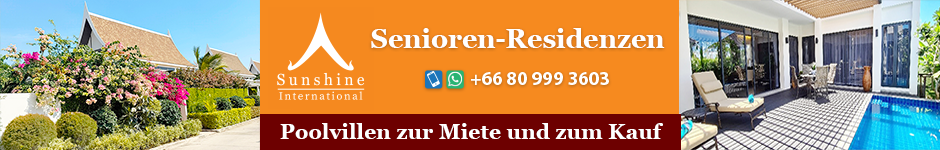 Apartments und Poolvillen zur Miete und zum Kauf in Cha-Am: Sunsgine Prestige, Tel.: 080 999 3603.