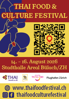 Wir sehen uns in der Stadthalle Bülach am Thai Food & Culture Festival.