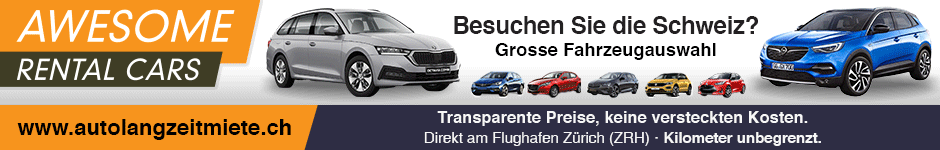 Ihre zuverlässige Autovermietung in der Schweiz, Awesome Rental Cars.
